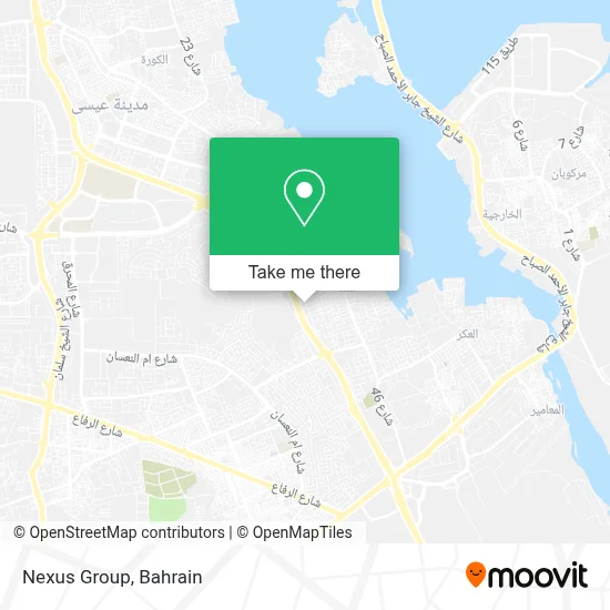 Nexus Group map