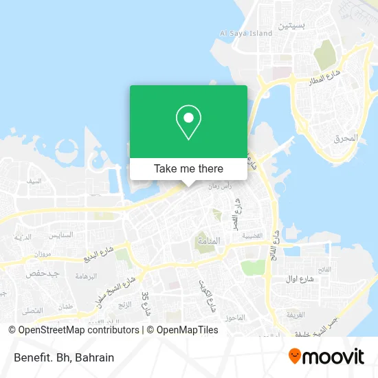 Benefit. Bh map