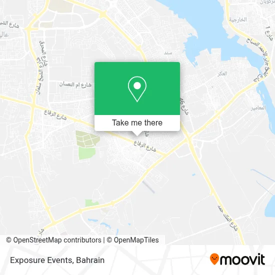 Exposure Events map