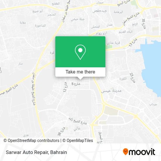 Sarwar Auto Repair map