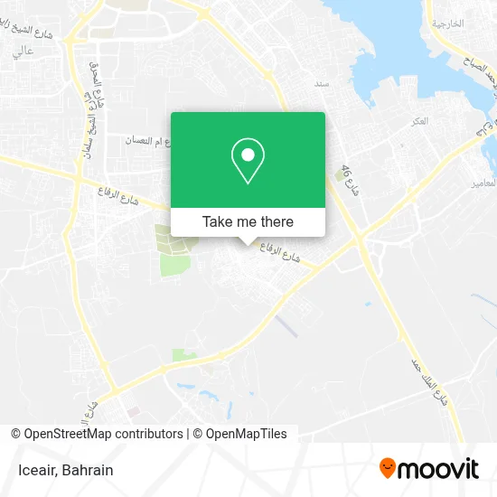 Iceair map