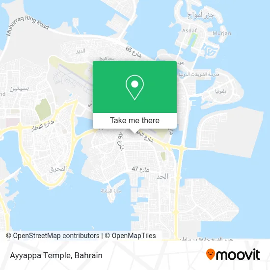 Ayyappa Temple map
