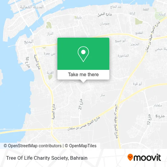 Tree Of Life Charity Society map