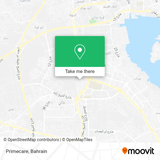 Primecare map