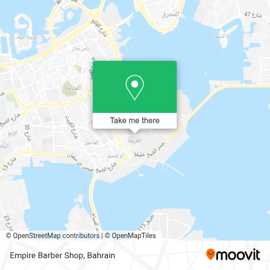 Empire Barber Shop map