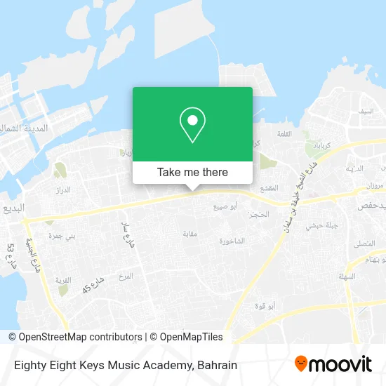 Eighty Eight Keys Music Academy map