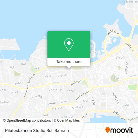 Pilatesbahrain Studio Rct map