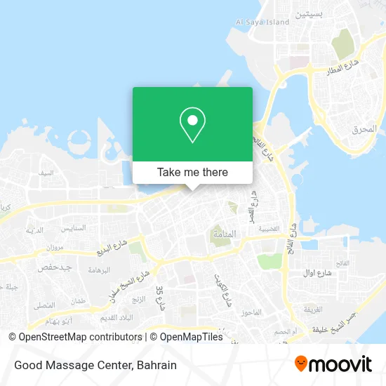 Good Massage Center map