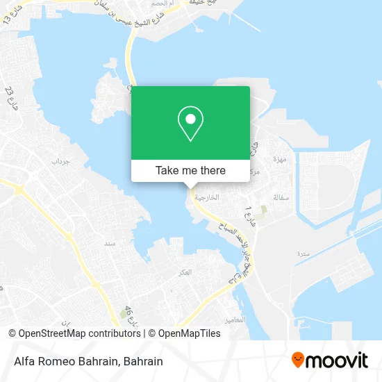 Alfa Romeo Bahrain map