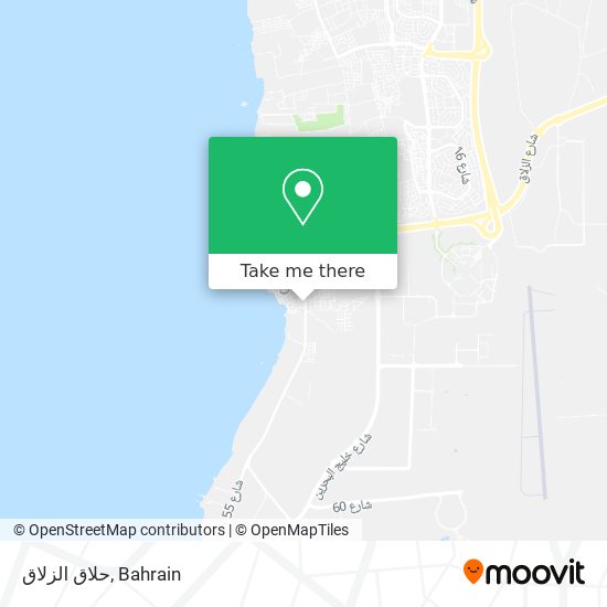 حلاق الزلاق map