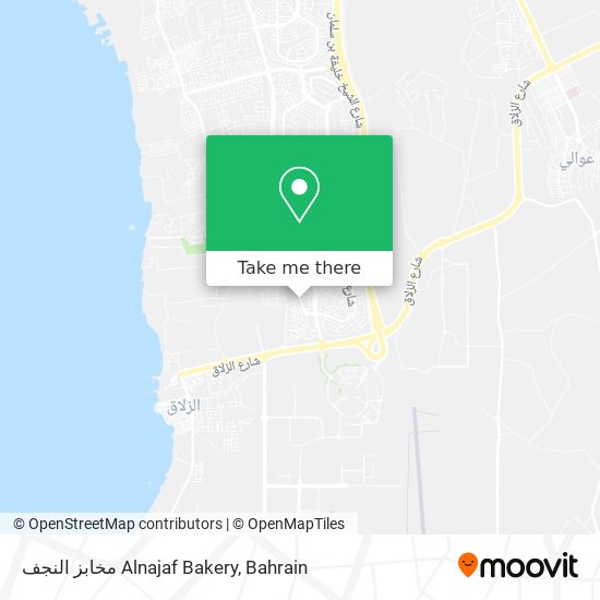 مخابز النجف Alnajaf Bakery map