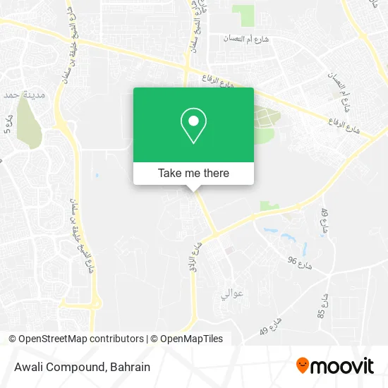 Awali Compound map