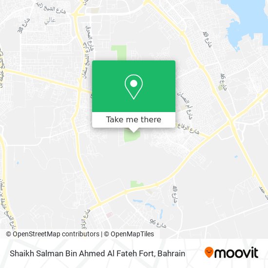 Shaikh Salman Bin Ahmed Al Fateh Fort map