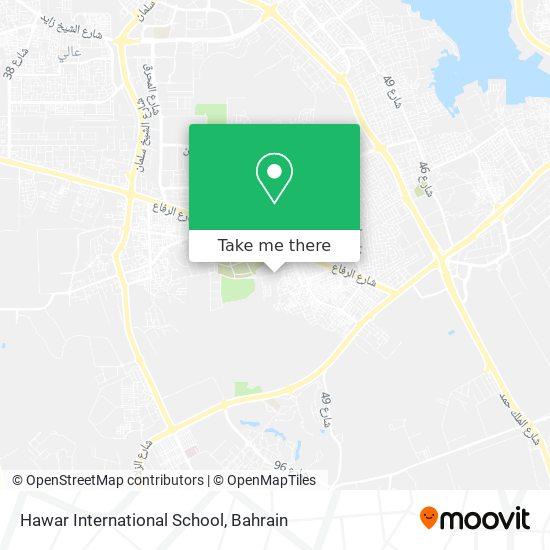 Hawar International School map