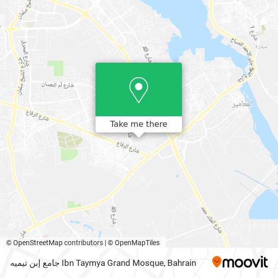جامع إبن تيميه Ibn Taymya Grand Mosque map