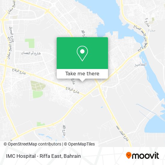 IMC Hospital - Riffa East map