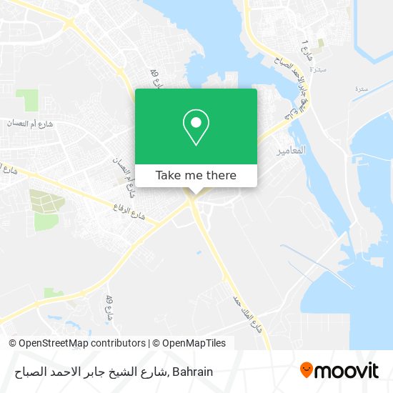 شارع الشيخ جابر الاحمد الصباح map