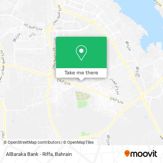 AlBaraka Bank - Riffa map