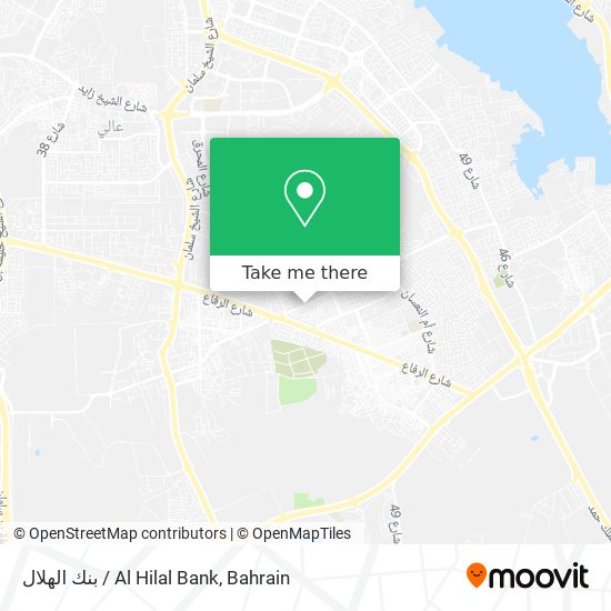 بنك الهلال / Al Hilal Bank map