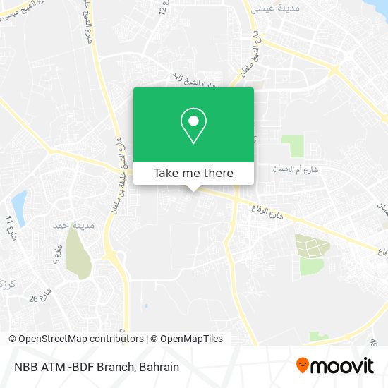 NBB ATM -BDF Branch map