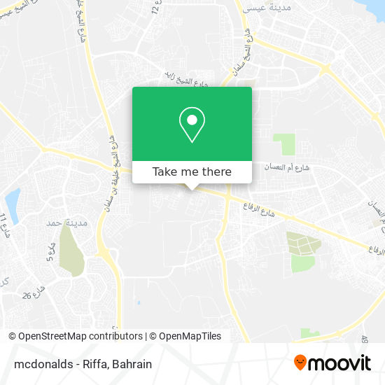 mcdonalds - Riffa map