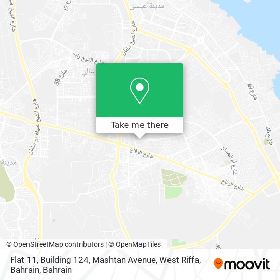 Flat 11, Building 124, Mashtan Avenue, West Riffa, Bahrain map