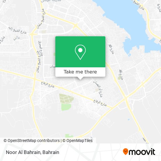 Noor Al Bahrain map