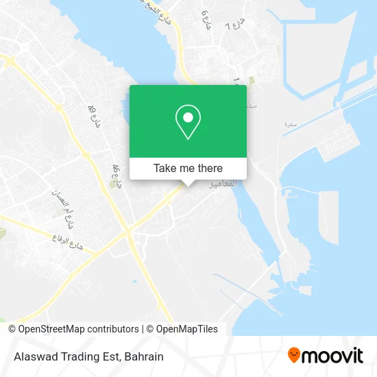 Alaswad Trading Est map