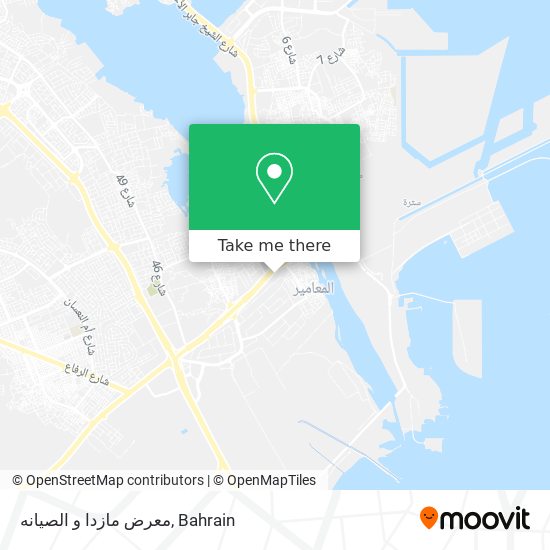 معرض مازدا و الصيانه map