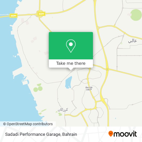 Sadadi Performance Garage map