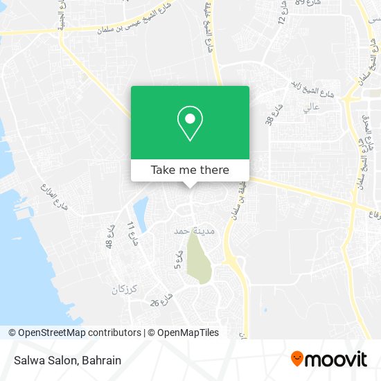 Salwa Salon map