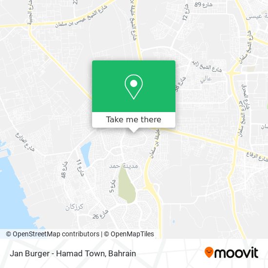 Jan Burger - Hamad Town map