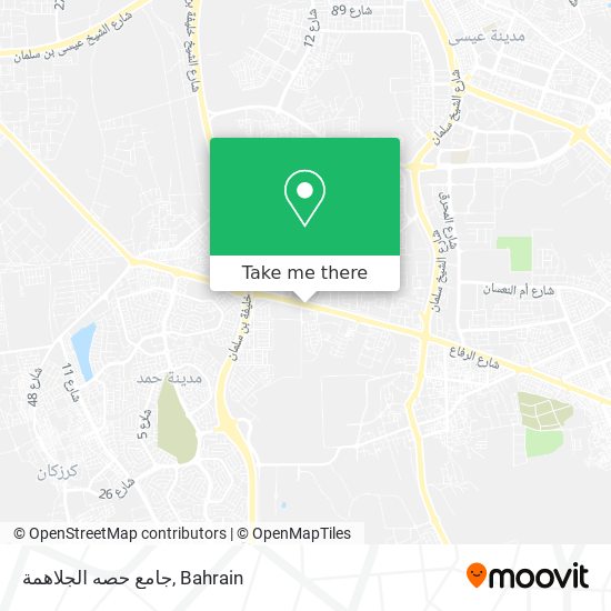 جامع حصه الجلاهمة map