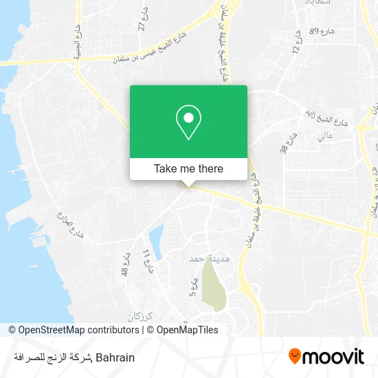 شركة الزنج للصرافة map