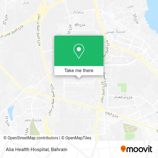 Alia Health Hospital map
