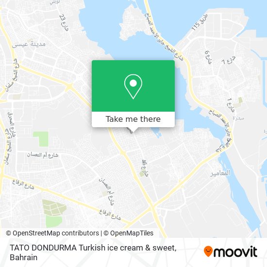 TATO DONDURMA Turkish ice cream & sweet map