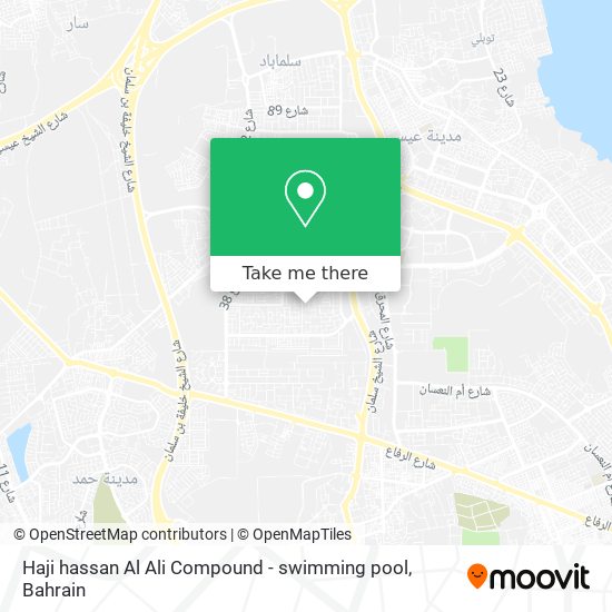 Haji hassan Al Ali Compound - swimming pool map