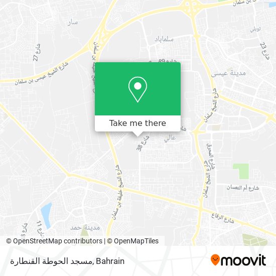 مسجد الحوطة القنطارة map