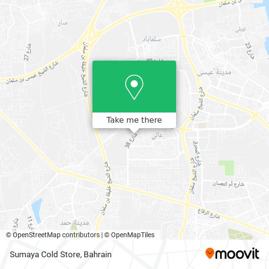Sumaya Cold Store map