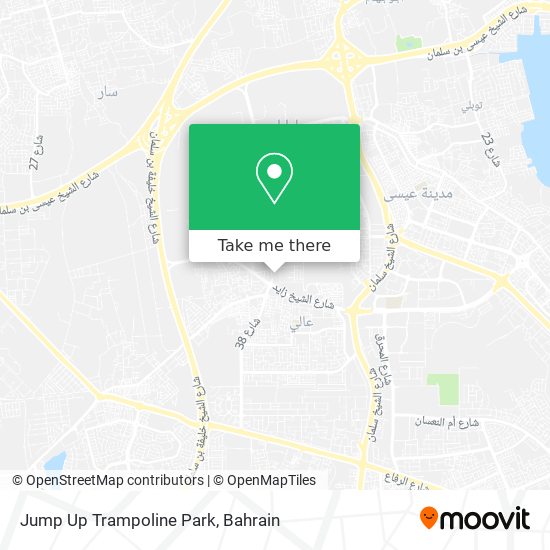 Jump Up Trampoline Park map