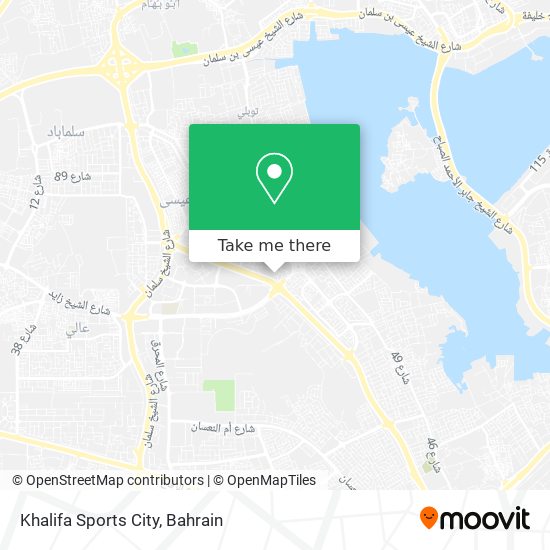 Khalifa Sports City map