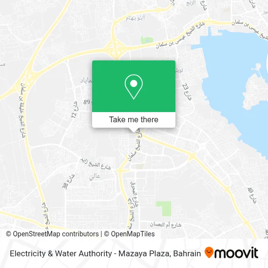 Electricity & Water Authority - Mazaya Plaza map