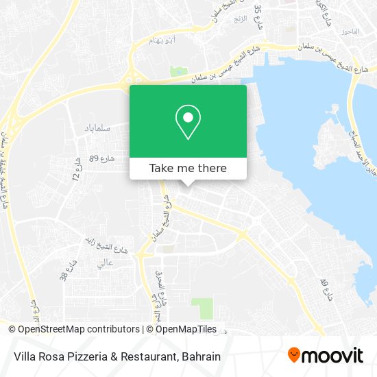 Villa Rosa Pizzeria & Restaurant map