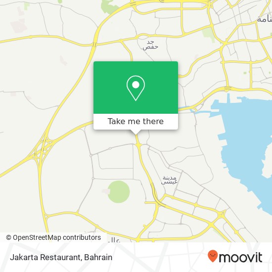 Jakarta Restaurant map