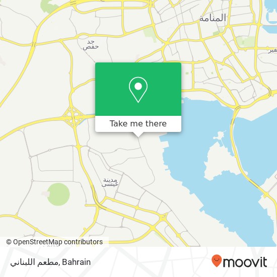 مطعم اللبناني map