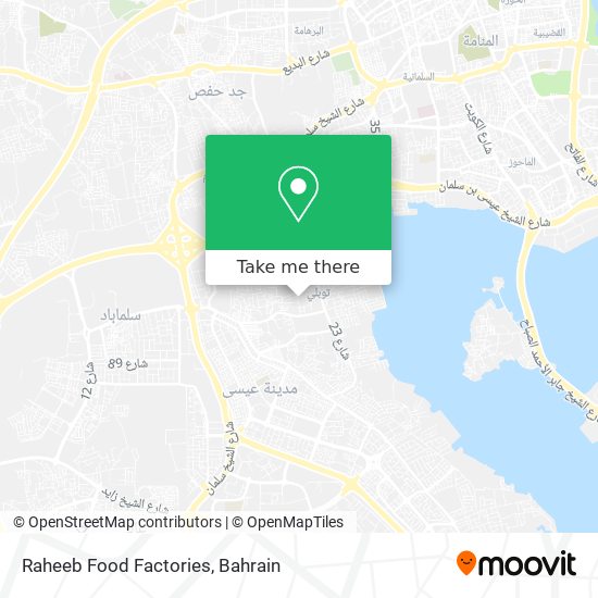 Raheeb Food Factories map