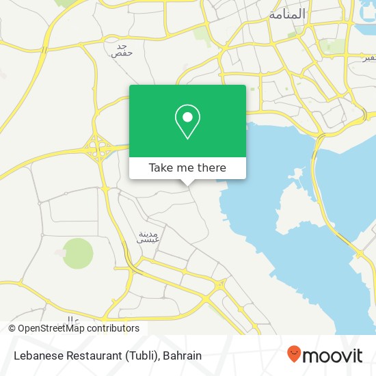 Lebanese Restaurant (Tubli) map