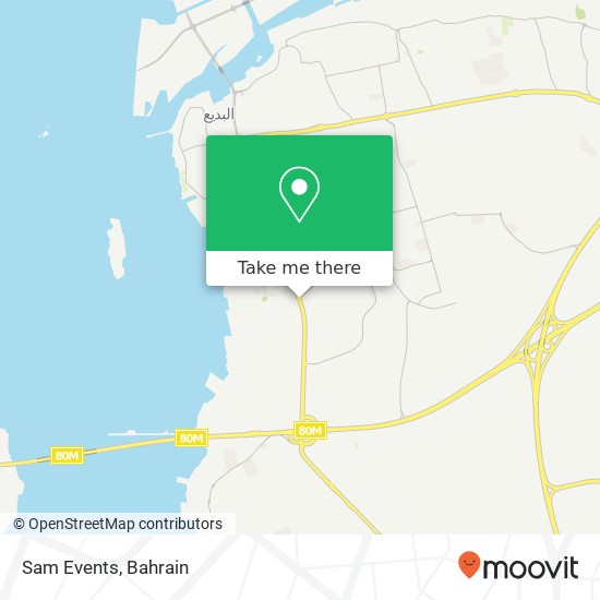 Sam Events map