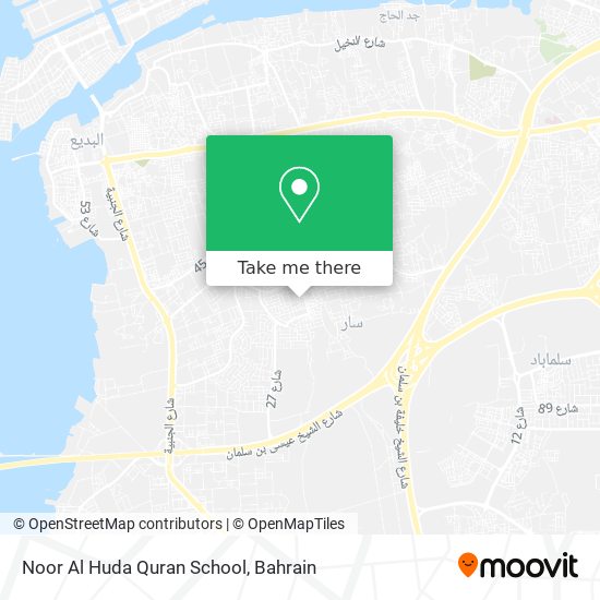 Noor Al Huda Quran School map