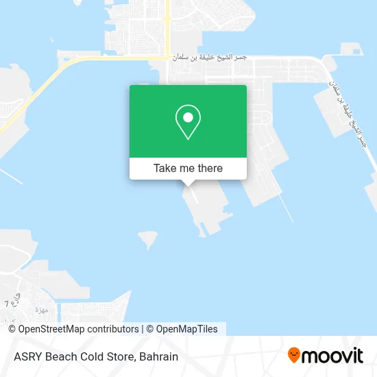 ASRY Beach Cold Store map
